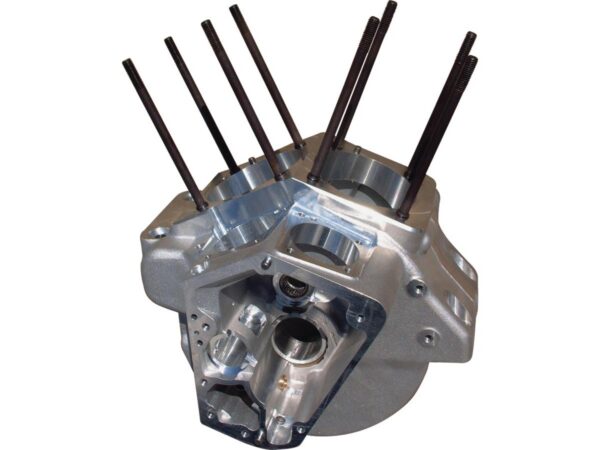 Evolution Standard 3.500" Bore Engine Case for 5-Piece Flywheel 84-91 Bottom Breather Natural