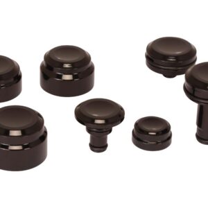 Smooth Cover Kit for Softail Matte Black Powder Coated