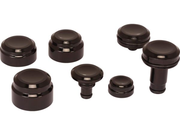 Smooth Cover Kit for Softail Matte Black Powder Coated
