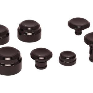 Smooth Cover Kit for Softail Matte Black Powder Coated