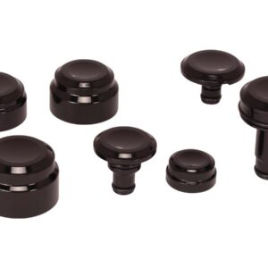 Smooth Cover Kit for Softail Matte Black Powder Coated