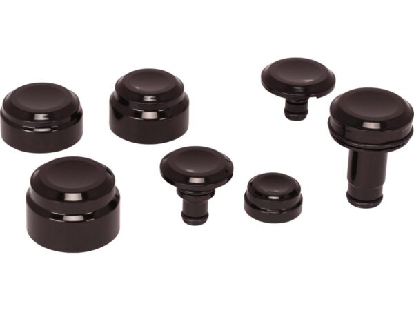 Smooth Cover Kit for Softail Matte Black Powder Coated