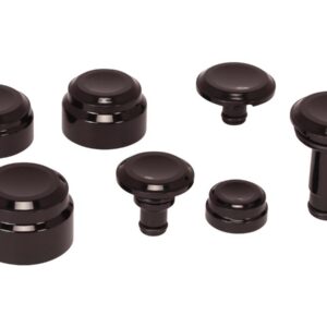 Smooth Cover Kit for Softail Matte Black Powder Coated