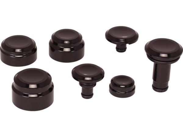 Smooth Cover Kit for Softail Matte Black Powder Coated