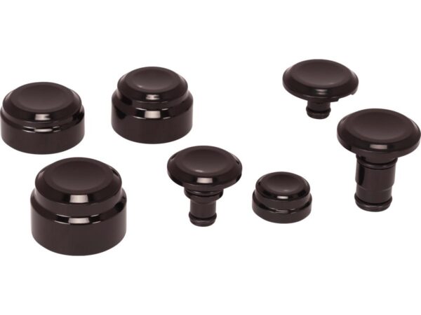Smooth Cover Kit for Softail Matte Black Powder Coated