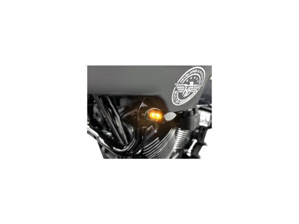 Micro ST Series LED Turn Signals Anodized Black Smoke LED — изображение 2