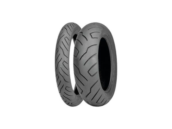 SR-999 Long Haul Tire 80/90H-21 54H TL Black Wall Front