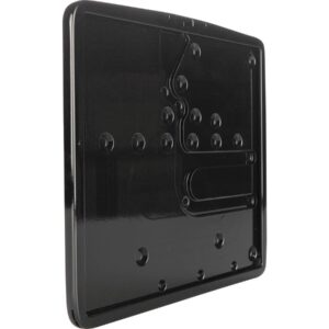 Inside License Plate Base Plate French Size 210x130mm Black