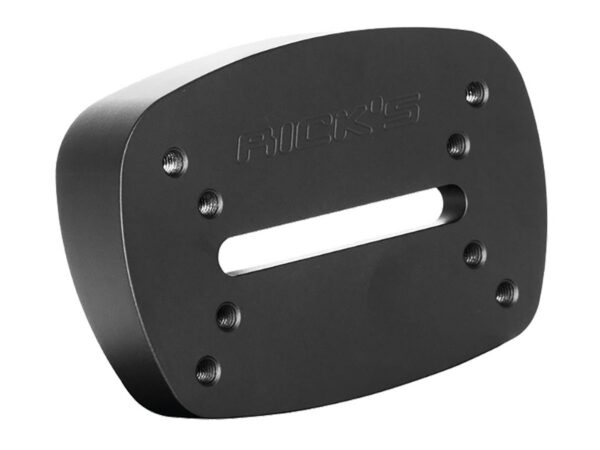 Center Mount Licence Plate Mounting Adapter for Softail M8 Matte Black Powder Coated