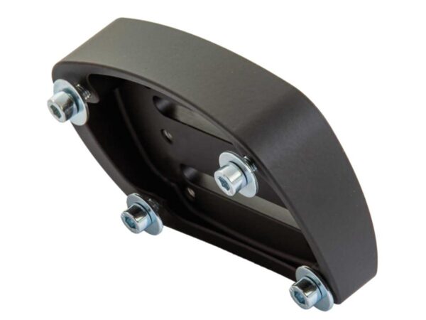 Center Mount Licence Plate Mounting Adapter for Softail M8 Matte Black Powder Coated — изображение 3