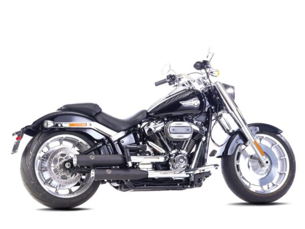 Double Groove Slip-On Mufflers Black Satin — изображение 2