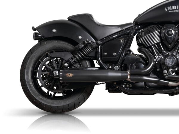 2 in 1 Full System Exhaust Endcap Revolver Black Ceramic Coated — изображение 4