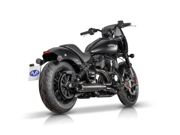 2 in 1 Full System Exhaust Endcap Revolver Black Ceramic Coated — изображение 5
