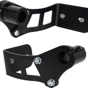 Medium Pro Side Mount License Plate Bracket Black Satin