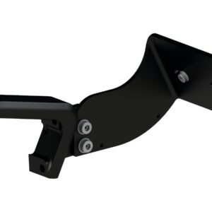 Medium Pro Side Mount License Plate Bracket Black Satin