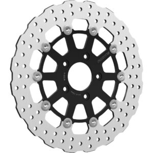 Steve Wave Design Floating Brake Disc Black Inner Carrier Stainless Steel 11,8" Rear