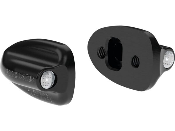 Front Turn Signals for Low Rider ST with Atto Integral Black Anodized