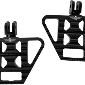 V1 Performance Mini Floorboards Black Satin Anodized