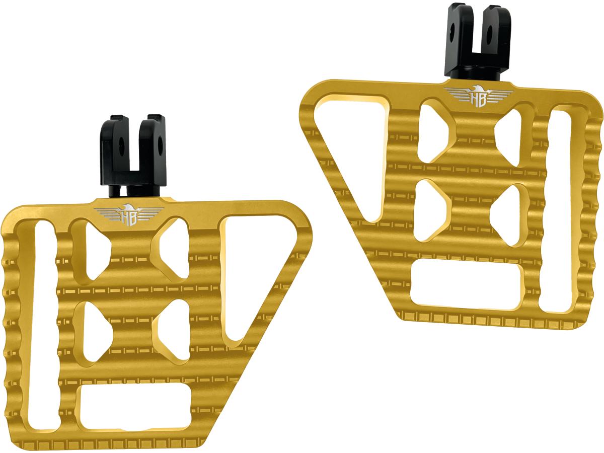 V1 Performance Mini Floorboards Gold Anodized