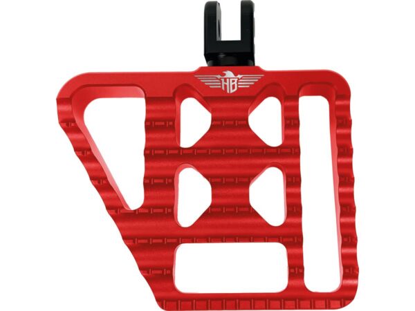 V1 Performance Mini Floorboards Red Anodized — изображение 2