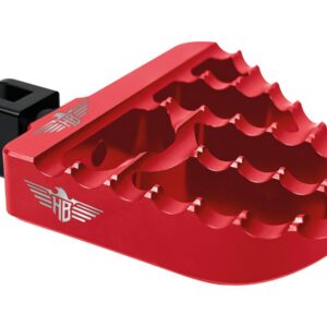 V2 Performance Mini Floorboards Red Anodized