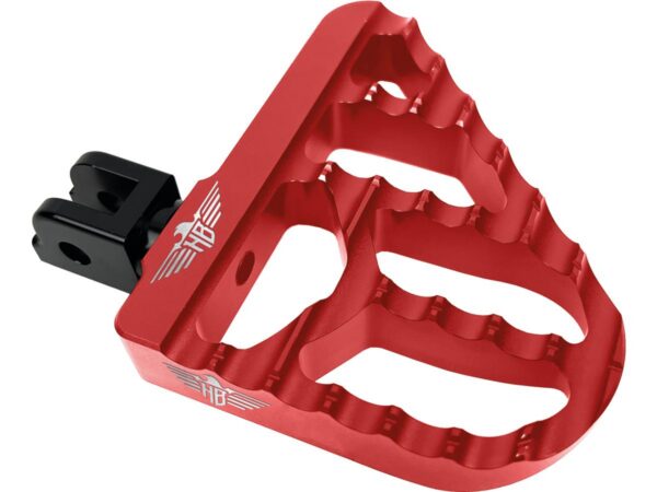 V2 Performance Passenger Mini Floorboards Red Anodized