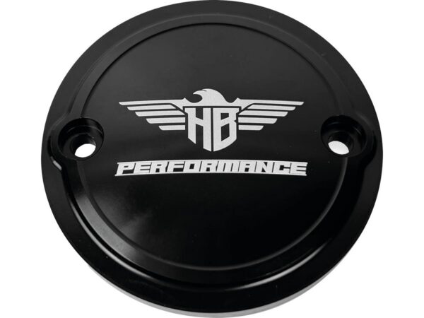 Performance Timer Cover 2-Hole Gloss Black Anodized — изображение 3