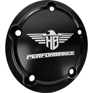 Performance Timer Cover 5-Hole Gloss Black Anodized