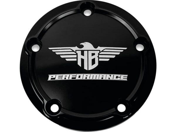 Performance Timer Cover 5-Hole Gloss Black Anodized — изображение 2