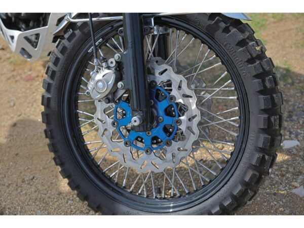 Colored Disc Wave DF FLW Floating Brake Disc Anodized Inner Aluminium Carrier Blue 11,5" Front — изображение 2