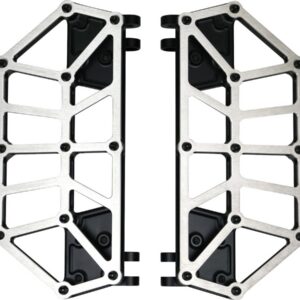Next Level NXL Floorboards Brushed Stainless Steel Cover Black Anodized