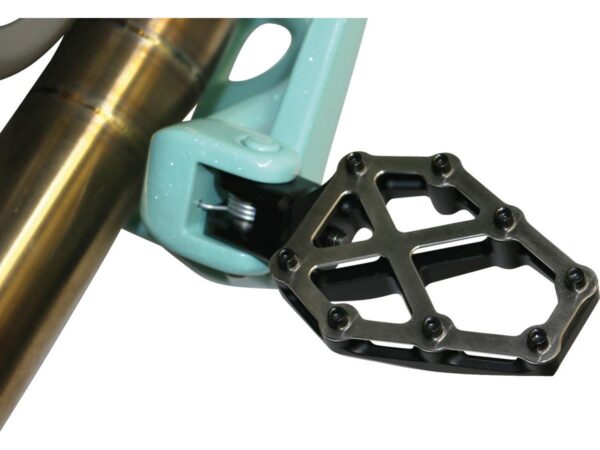 Next Level NXL Footpegs Brushed Stainless Steel Cover Black Anodized — изображение 2