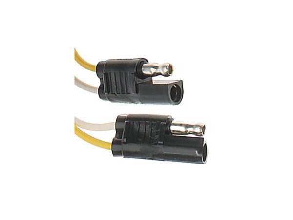 Flat Type 2 Pole Neoprene Molded Connector