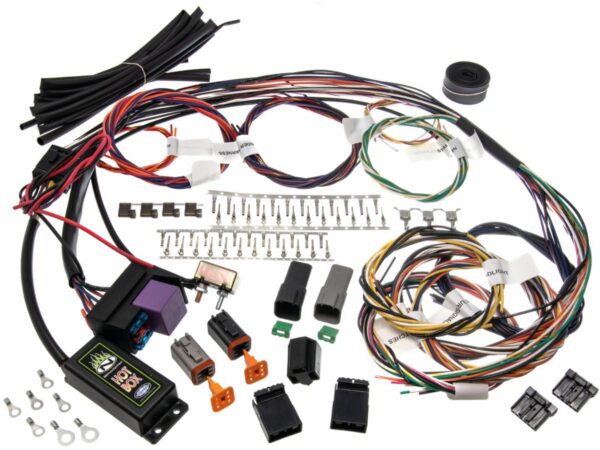 Complete Bike Harness With Starter Relay, 3-Circuits and Turn Signal Self Canceling Module
