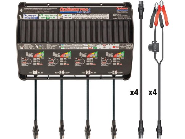Pro-4 Duo 12V 5A Automatic Diagnostic Battery Charger x 4