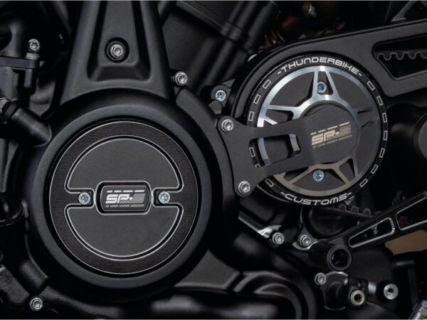 Front Pulley Cover for Sportster S and Nightster SP-S Design Black Cut — изображение 2