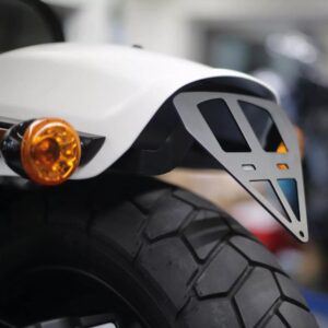 License Plate Bracket For Softail Fat Bob Flat Black