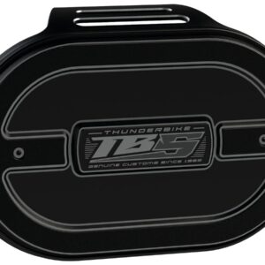 TB-S Oval Airbox Air Cleaner Cover Bi-Color Anodized