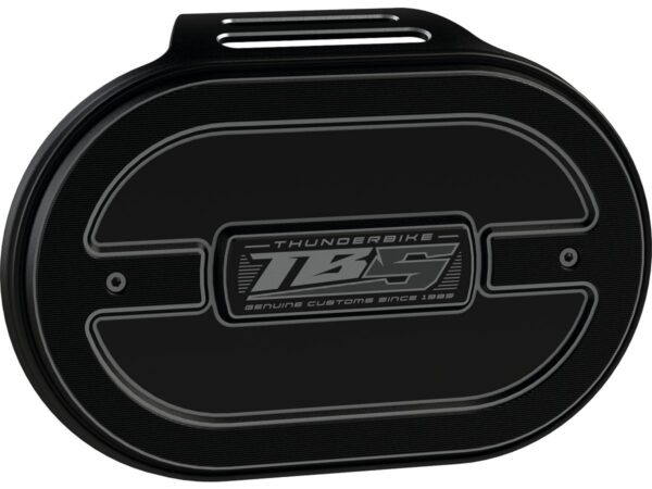 TB-S Oval Airbox Air Cleaner Cover Bi-Color Anodized