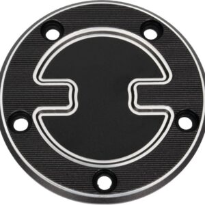 TB-S Timer Cover Black Cut Anodized