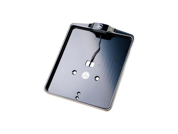 Mid-Mount License Plate Base Plate Kit Germany 180 x 200 mm Black Cut — изображение 2