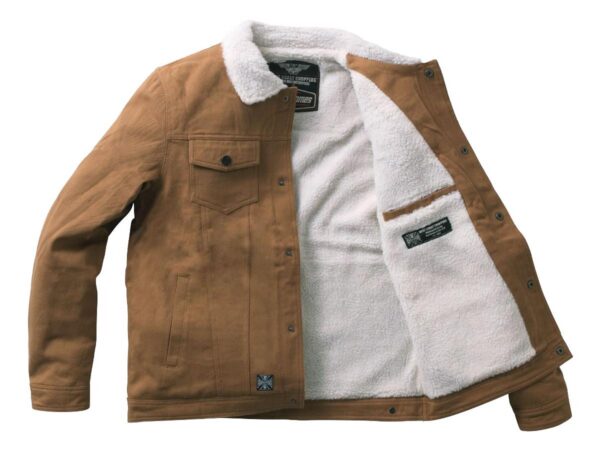 Sherpa Lined Canvas Jacket Duck — изображение 2