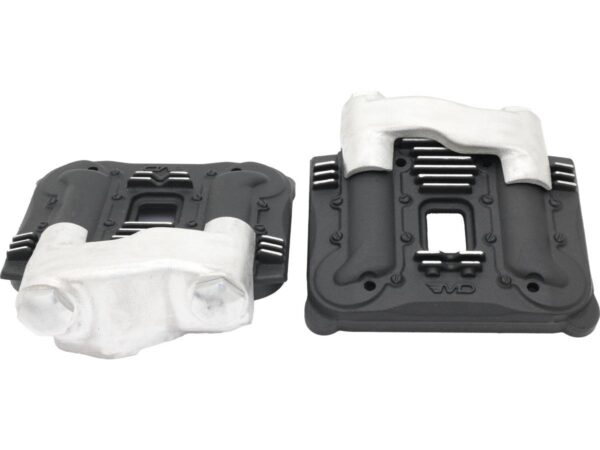 Knuckle Rocker Box Covers For Sportster 04-20 Black Cut
