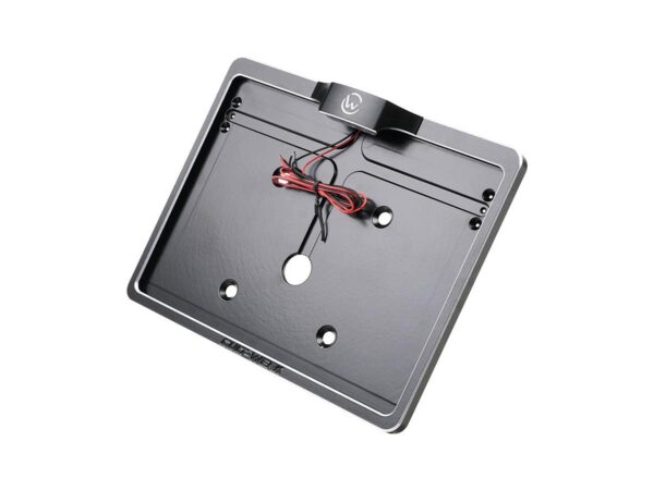 Mid-Mount License Plate Bracket and Base Plate Kit V2, Austria: 210 x 170 mm, without 3-in-1 Turn Signals Black Cut — изображение 2