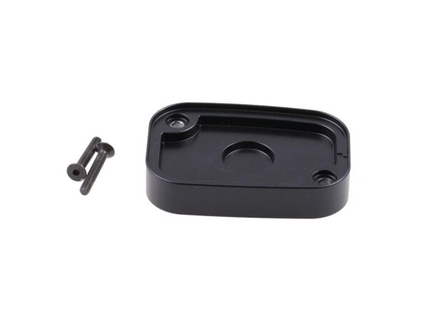 Front Brake Master Cylinder Cover Racing Black Cut — изображение 2