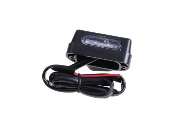 LED Universal License Plate Light Black