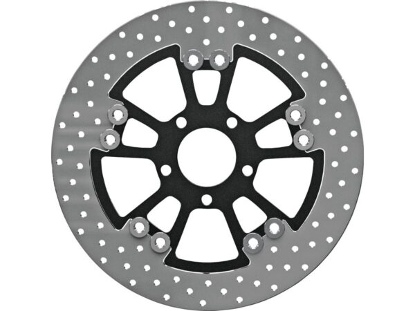 Round 300 mm Floated Brake Disc Vegas Polished Front Rear