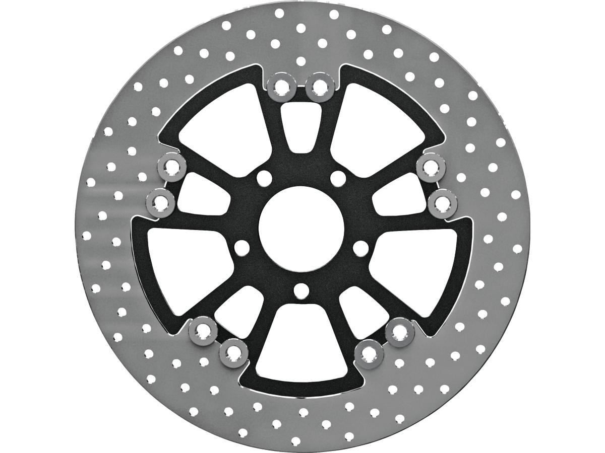 Round 300 mm Floated Brake Disc Vegas Polished Front Rear