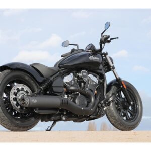 Single Slip-On Muffler Set Chrome Rebel End Cap, Euro 5+ Chrome