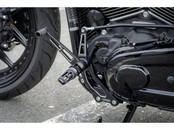 SP-S Short Shift- and Brake Peg Thunderbike Forward Control Systems Bi-Color Satin Pair